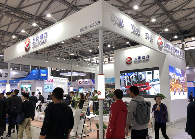 上柴動(dòng)力展臺搭建項(xiàng)目